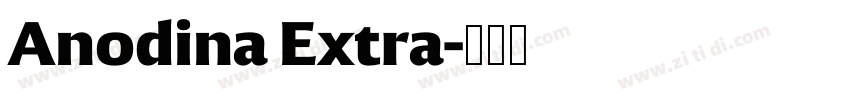 Anodina Extra字体转换